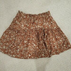 Zara Floral Girls Skirt, Size 11-12- NWOT